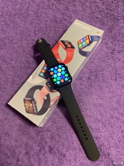 Лот: 17841609. Фото: 1. Apple Watch Series 6 44mm Black... Смарт-часы, фитнес-браслеты, аксессуары
