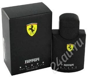 Лот: 248350. Фото: 1. FERRARI BLACK 125ml. Унисекс парфюмерия