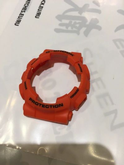 Лот: 9574628. Фото: 1. Корпус рант оранжевый CASIO G-SHOCK... Ремешки, браслеты
