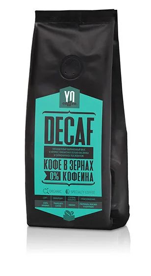 Лот: 9185635. Фото: 1. Кофе в зернах без кофеина DECAF. Чай, кофе, какао