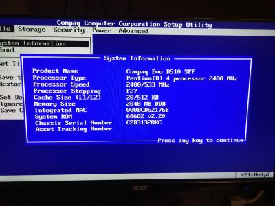 Лот: 11838875. Фото: 1. Компьютер compaq evo D510 SFF. Компьютеры в сборе