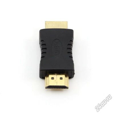Лот: 5749546. Фото: 1. HDMI M to HDMI M (male) соединитель... Шлейфы, кабели, переходники