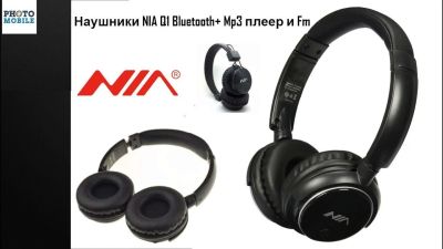 Лот: 17338722. Фото: 1. Наушники NIA Q1 (MP3/FM/microSD... Наушники, гарнитуры