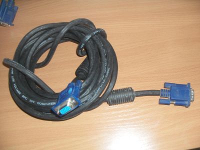 Лот: 7332859. Фото: 1. Кабель VGA удлинитель 5 м. Шлейфы, кабели, переходники