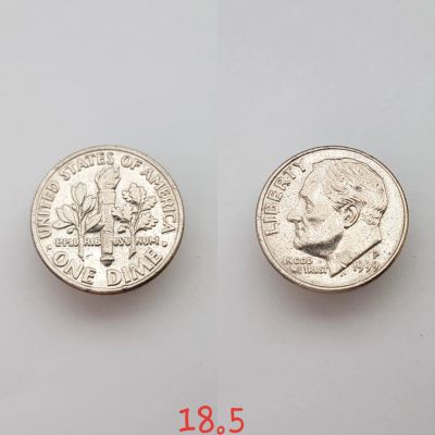 Лот: 15638557. Фото: 1. монета США 1 дайм, 1999г. Roosevelt... Америка