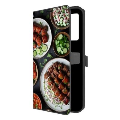 Лот: 25541630. Фото: 1. Чехол Krutoff Eco Book "Застолье... Чехлы, бамперы
