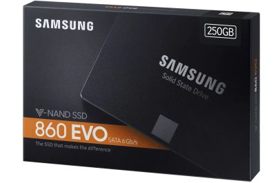 Лот: 25039528. Фото: 1. SSD диск Samsung 860 EVO 250 gb. SSD-накопители