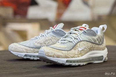 Лот: 10088277. Фото: 1. Nike Air Max 98 x Supreme. Кеды, кроссовки, слипоны