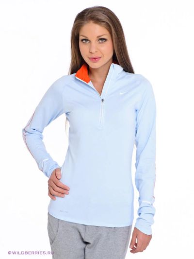 Лот: 4344390. Фото: 1. Лонгслив NIKE Element 1/2 zip... Другое (спортивная одежда)