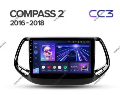 Лот: 20758947. Фото: 1. Магнитола Teyes CC3 Jeep Compass... Автомагнитолы