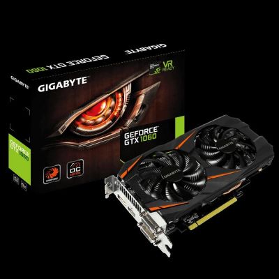 Лот: 9622657. Фото: 1. Gigabyte GeForce GTX1060 WindForce... Видеокарты