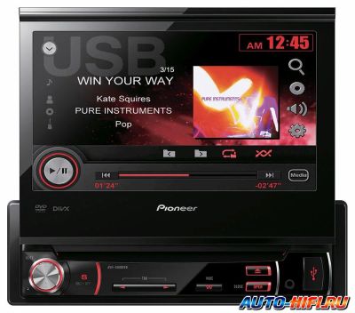 Лот: 10066010. Фото: 1. Pioneer avh-3500dvd. Мониторы, DVD
