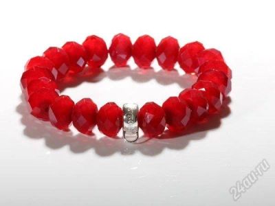 Лот: 2002656. Фото: 1. браслет thomas sabo "Красный кристалл... Браслеты