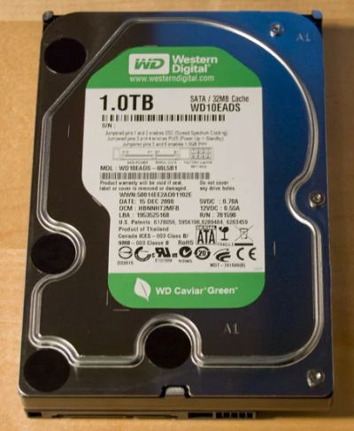 Лот: 7034189. Фото: 1. Western Digital WD10EADS. Жёсткие диски (HDD)