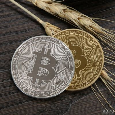 Лот: 13695694. Фото: 1. Сувенирная монета Биткоин Bitcoin... Сувенирные мелочи