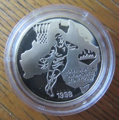Лот: 11546354. Фото: 1. Конго 500 франков 1998 Олимпиада... Африка
