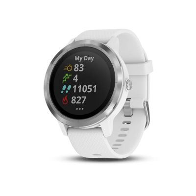 Лот: 12705765. Фото: 1. Garmin Vivoactive 3 Серебристые... Смарт-часы, фитнес-браслеты, аксессуары