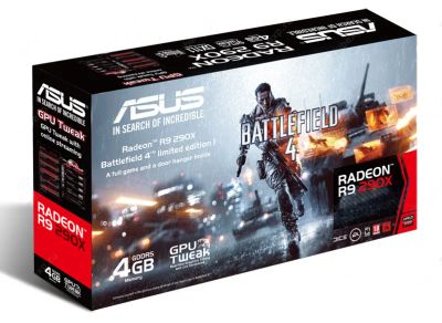 Лот: 5270532. Фото: 1. Видеокарта ASUS Radeon R9 290X... Видеокарты