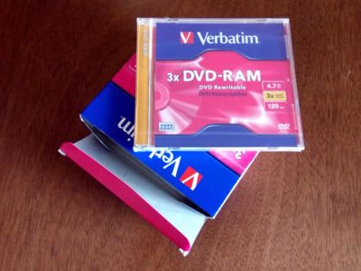 Лот: 9269362. Фото: 1. Перезаписываемый диск DVD-RAM... CD, DVD, BluRay