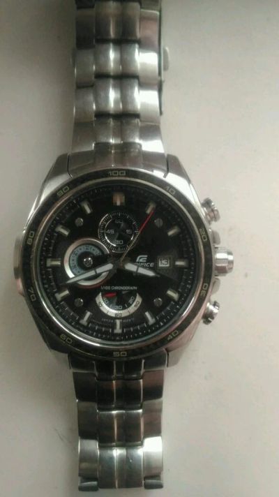 Лот: 12629207. Фото: 1. Casio EF-565,хронограф!. Оригинальные наручные часы