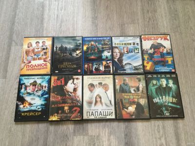 Лот: 18102640. Фото: 1. ДВД Диски DVD с Фильмами 10 штук... Другое (домашний быт)