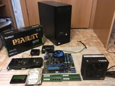 Лот: 13318641. Фото: 1. Игровой пк i7/gtx1060 6GB/120ssd... Компьютеры в сборе