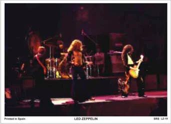 Лот: 10612684. Фото: 1. Led Zeppelin коллекционная карточка... Наклейки, фантики, вкладыши