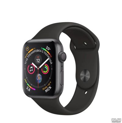 Лот: 15595979. Фото: 1. Apple Watch 4 44mm Black . Смарт-часы, фитнес-браслеты, аксессуары