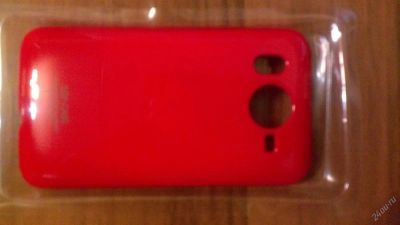 Лот: 6339927. Фото: 1. Чехол для HTC Desire HD. Красный... Чехлы, бамперы