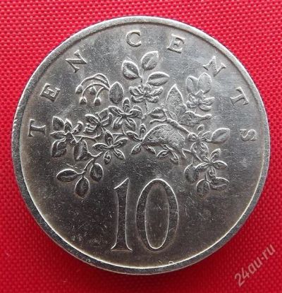 Лот: 2580391. Фото: 1. (№2377/LF) 10 центов 1972 (Ямайка... Америка