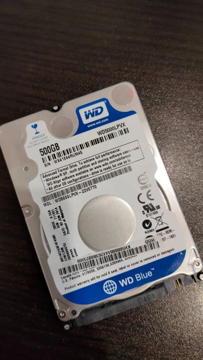 Лот: 17134435. Фото: 1. WD WD5000lpvx 500Gb жёсткий диск... Жёсткие диски (HDD)