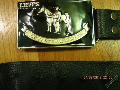 Лот: 2075625. Фото: 1. LEVIS нат.кожа. Ремни, пояса