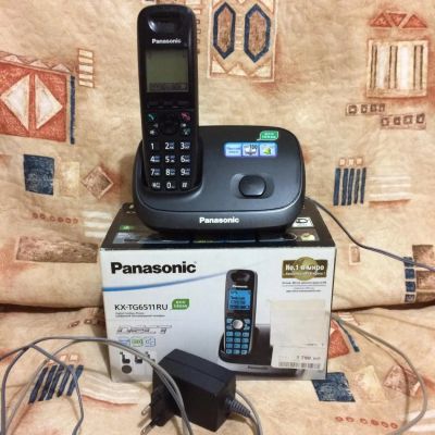 Лот: 8610411. Фото: 1. беспроводной телефон Panasonic... DECT и радиотелефоны