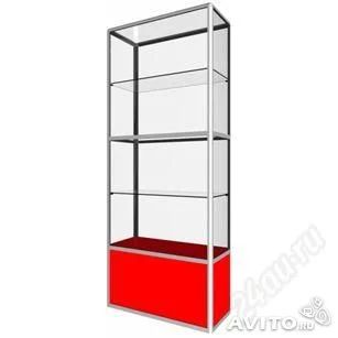 Лот: 3393272. Фото: 1. Витрина торговая с дверьми 2000х1000х400мм. Торговое