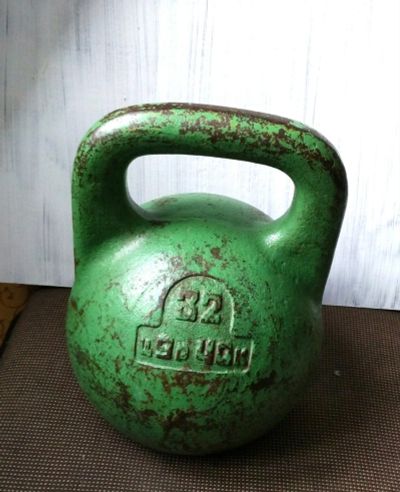Лот: 14993423. Фото: 1. Гиря 32 кг. Гири