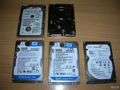 Лот: 8877536. Фото: 1. 5 неисправных ноутбучных HDD 2... Жёсткие диски (HDD)