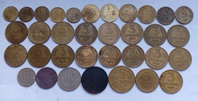 Лот: 25190173. Фото: 1. 48 монет дореформы до 1957 г. Наборы монет