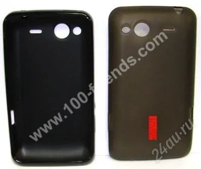 Лот: 1761362. Фото: 1. Кейс HTC G15/C510 (силикон) (черный... Чехлы, бамперы