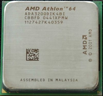 Лот: 7344663. Фото: 1. AMD Athlon 64 3200+ ADA3200DIK4BI... Процессоры