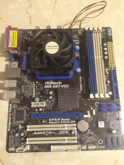 Лот: 10673318. Фото: 1. Athlon II X4 640 + мать ASRock... Компьютеры в сборе