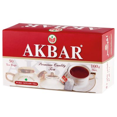 Лот: 16476995. Фото: 1. Чай Акбар (пак с/я) Красно-белый... Чай, кофе, какао