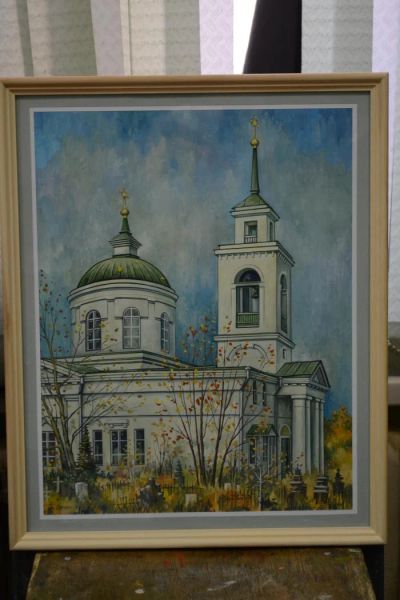 Лот: 5071004. Фото: 1. "Троицкая церковь в Красноярске... Картины, гравюры