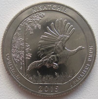 Лот: 5744661. Фото: 1. США 25 центов (квотер) 2015. Луизиана... Америка
