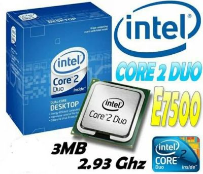 Лот: 10365132. Фото: 1. Процессор Intel Core 2 DUO E7500... Процессоры