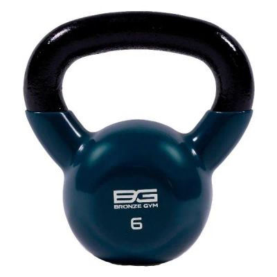 Лот: 24435255. Фото: 1. Гиря Bronze Gym в виниловой оболочке... Гири