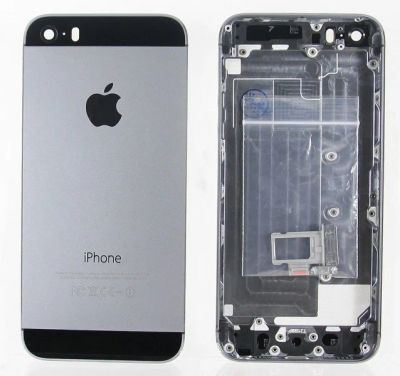 Лот: 12418575. Фото: 1. Корпус iPhone 5S Серый. Корпуса, клавиатуры, кнопки