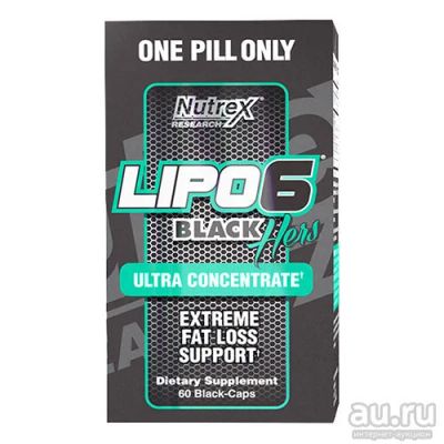 Лот: 9281974. Фото: 1. Жиросжигатель Lipo-6 Black Hers... Спортивное питание, витамины
