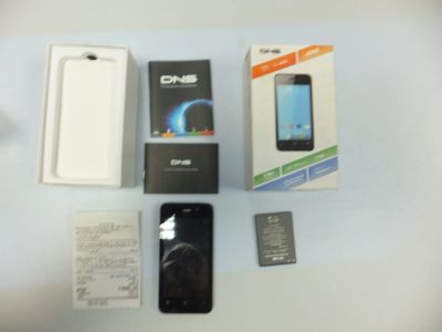 Лот: 23355943. Фото: 1. Смартфон DNS s4008 в коробке. Смартфоны