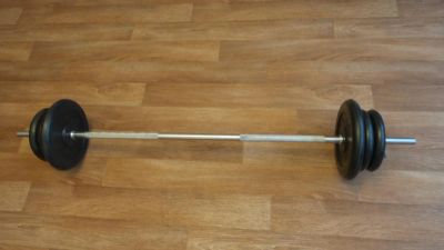 Лот: 6305228. Фото: 1. Штанга Titan Barbell 47 кг, 1... Штанги, блины