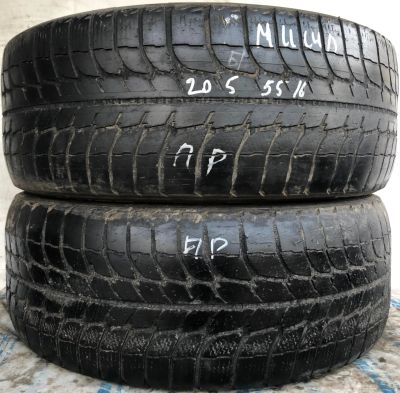 Лот: 14717355. Фото: 1. Шины 205/55 R16 205/55/16 Michelin... Шины